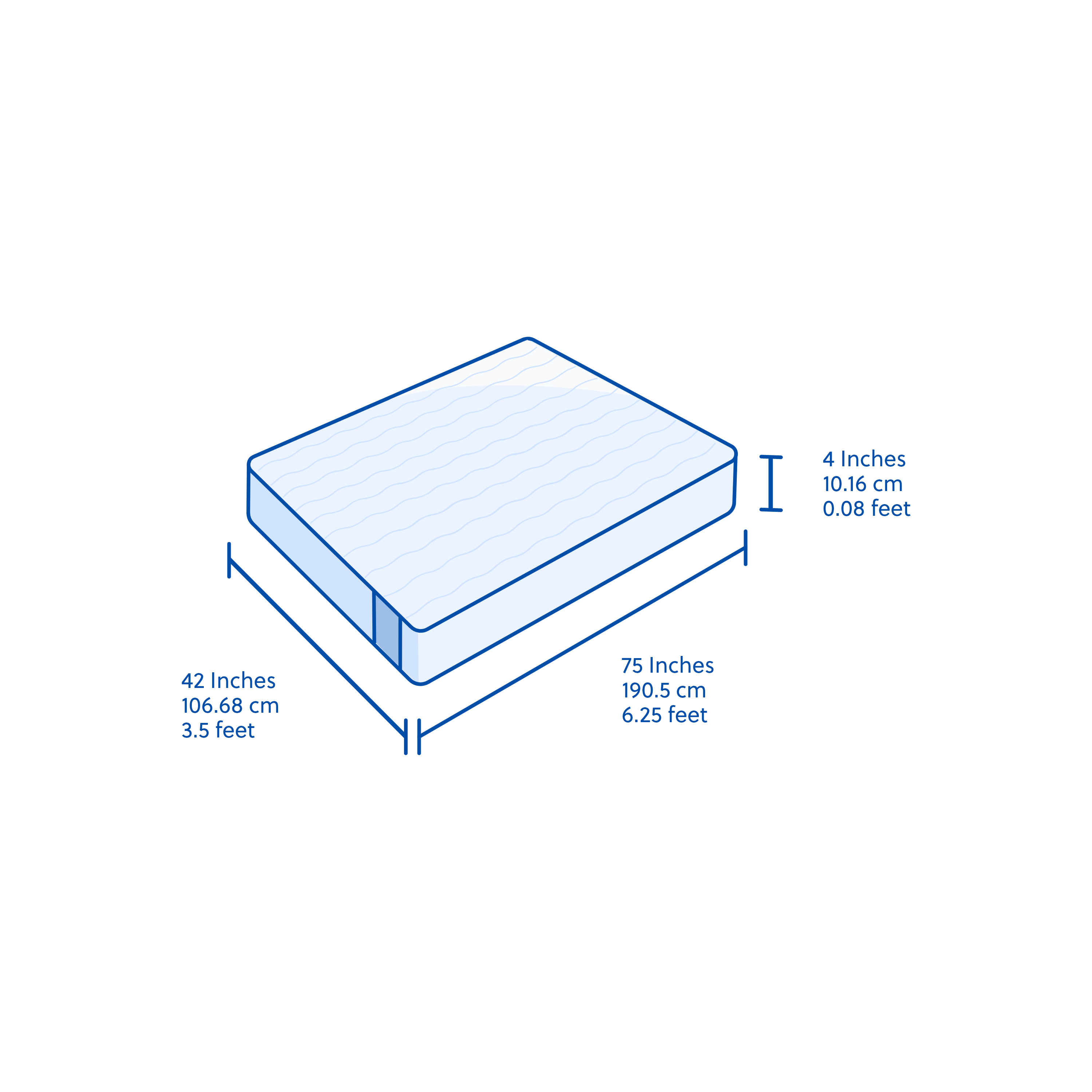Flo mattress 4inch Ortho - Image 60